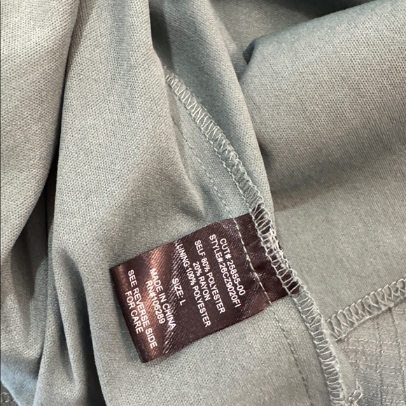 Trixxi Milk Maid Tiered Green Dress Sz L Cottagecore Spring Flowy - Picture 8 of 8